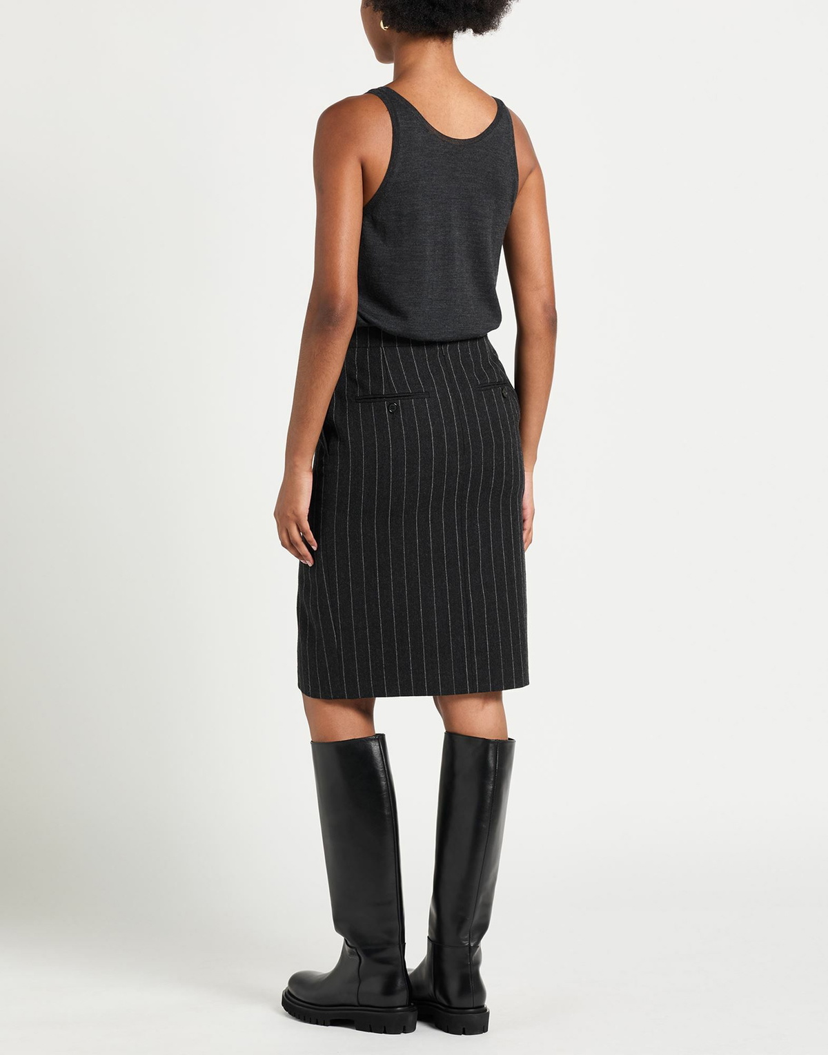Petar Petrov Womens Top Charcoal