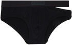 LGN Louis Gabriel Nouchi Black Cutout Briefs