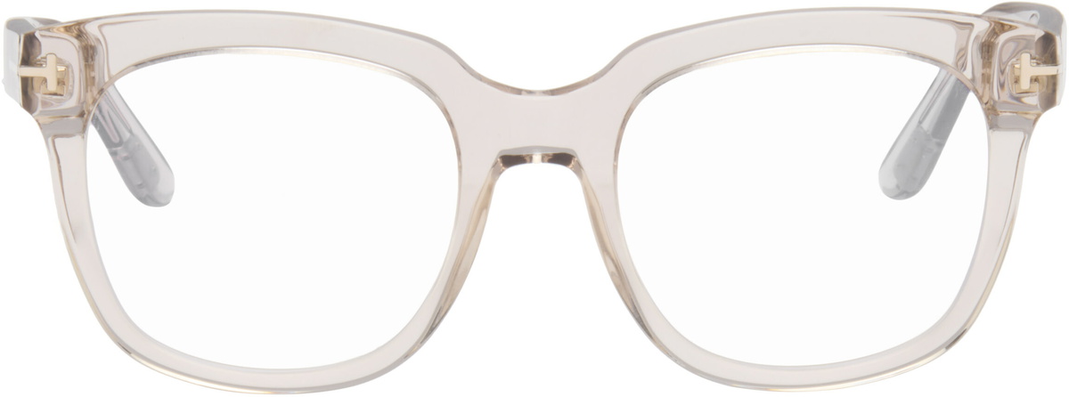 TOM FORD Pink Blue Block Large Glasses