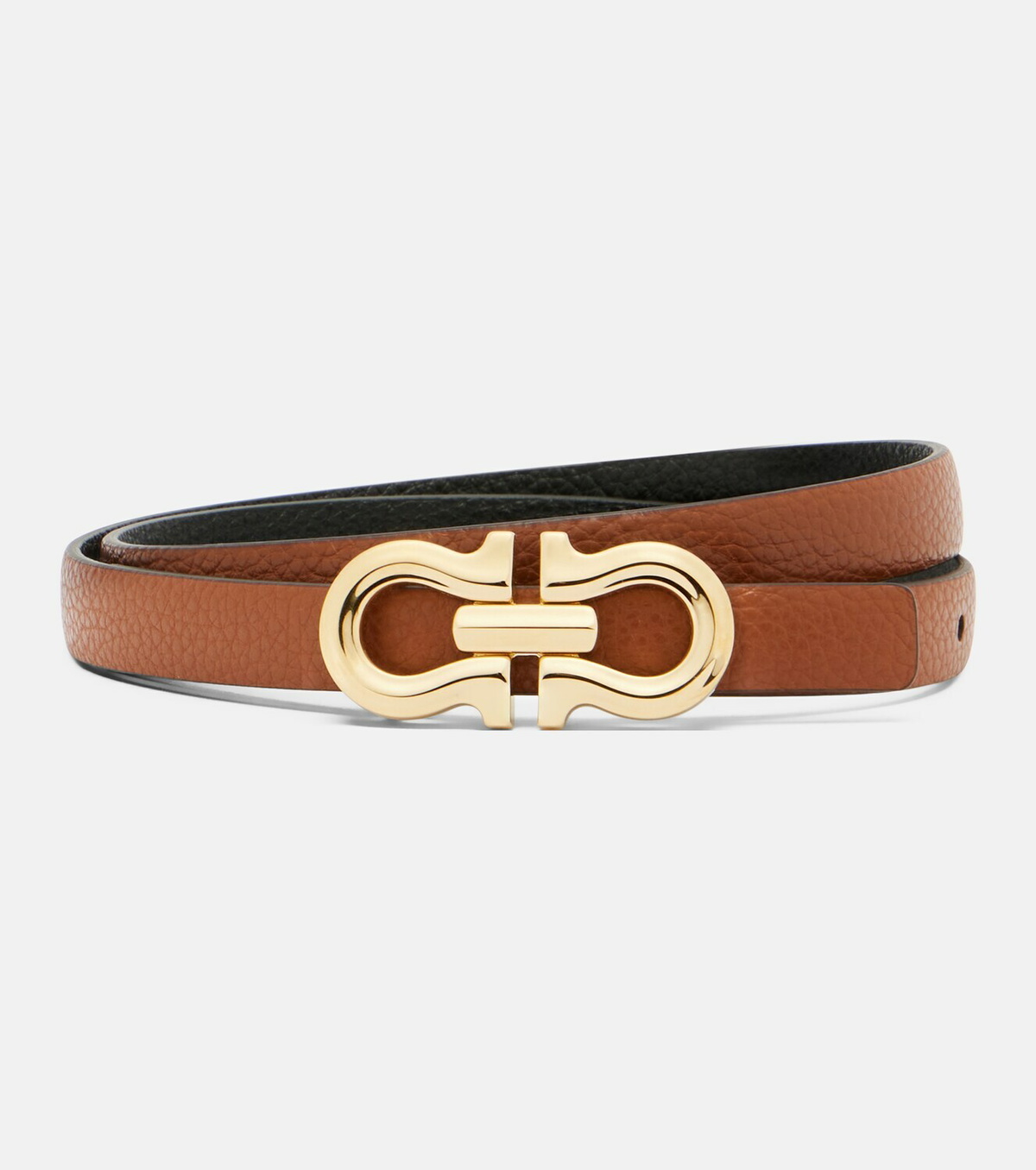 Ferragamo Gancini reversible leather belt