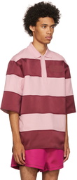 AMI Alexandre Mattiussi Pink Organic Cotton Polo