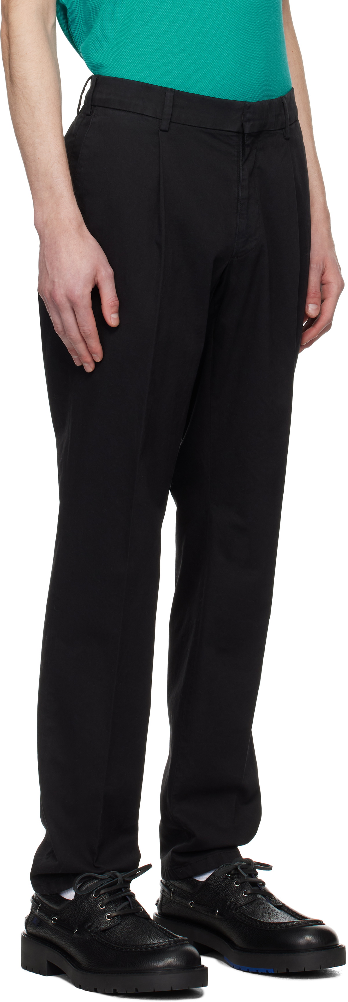Brioni Black Pienza Trousers