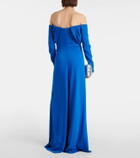 Costarellos Jordana gathered crêpe jumpsuit