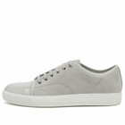 Lanvin Men's DBB1 High Shine Toe Cap Sneaker in Powder Grey