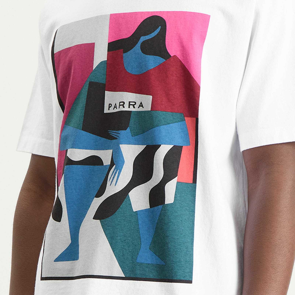 By Parra Men's Reading The Square T-Shirt in White