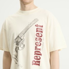 Represent Men's Loaded With Love T-Shirt in Buttercream