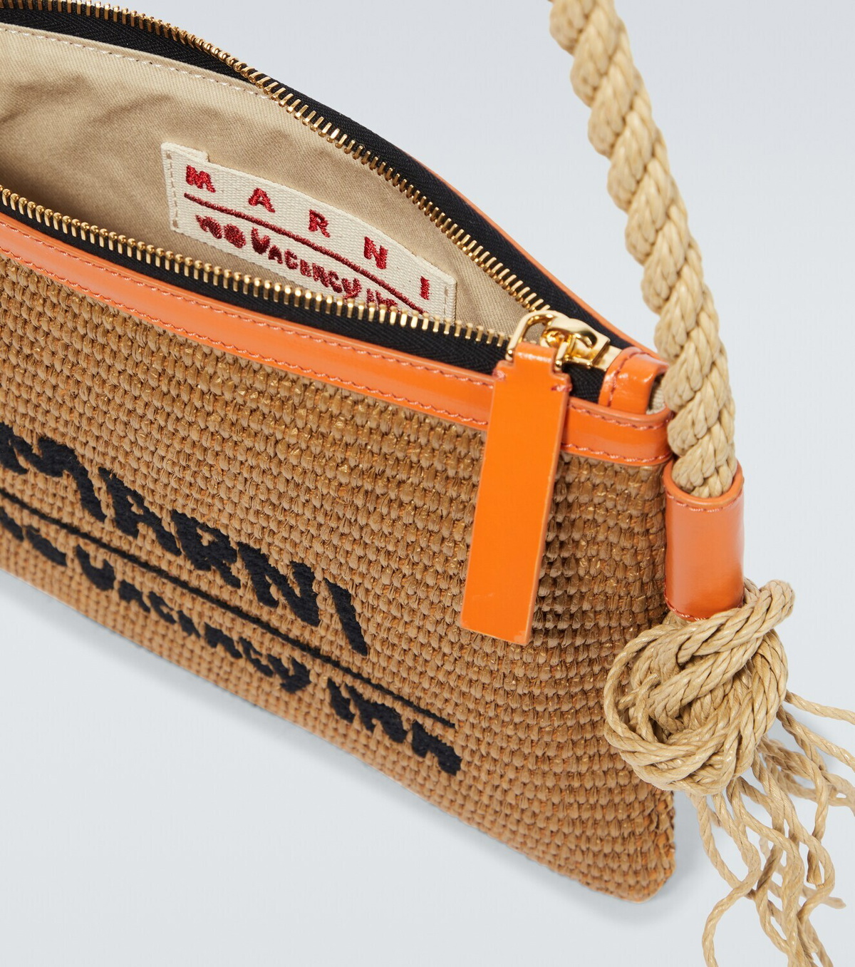 Marni x No Vacancy Inn raffia pouch Marni