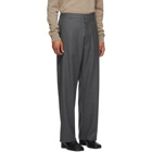 Maison Margiela Grey Wool Flannel Trousers