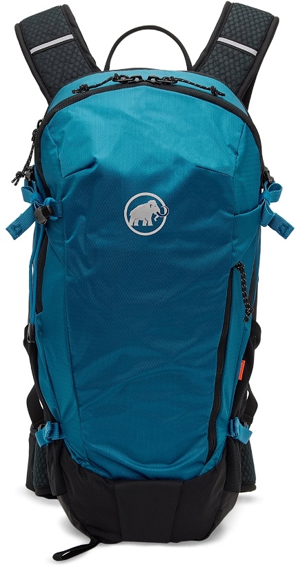 Photo: Mammut Blue & Black Lithium 15 Camping Backpack
