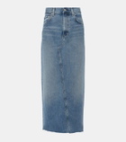 Citizens of Humanity Circolo Reworked denim maxi skirt