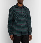 Albam - Checked Cotton-Flannel Shirt - Green
