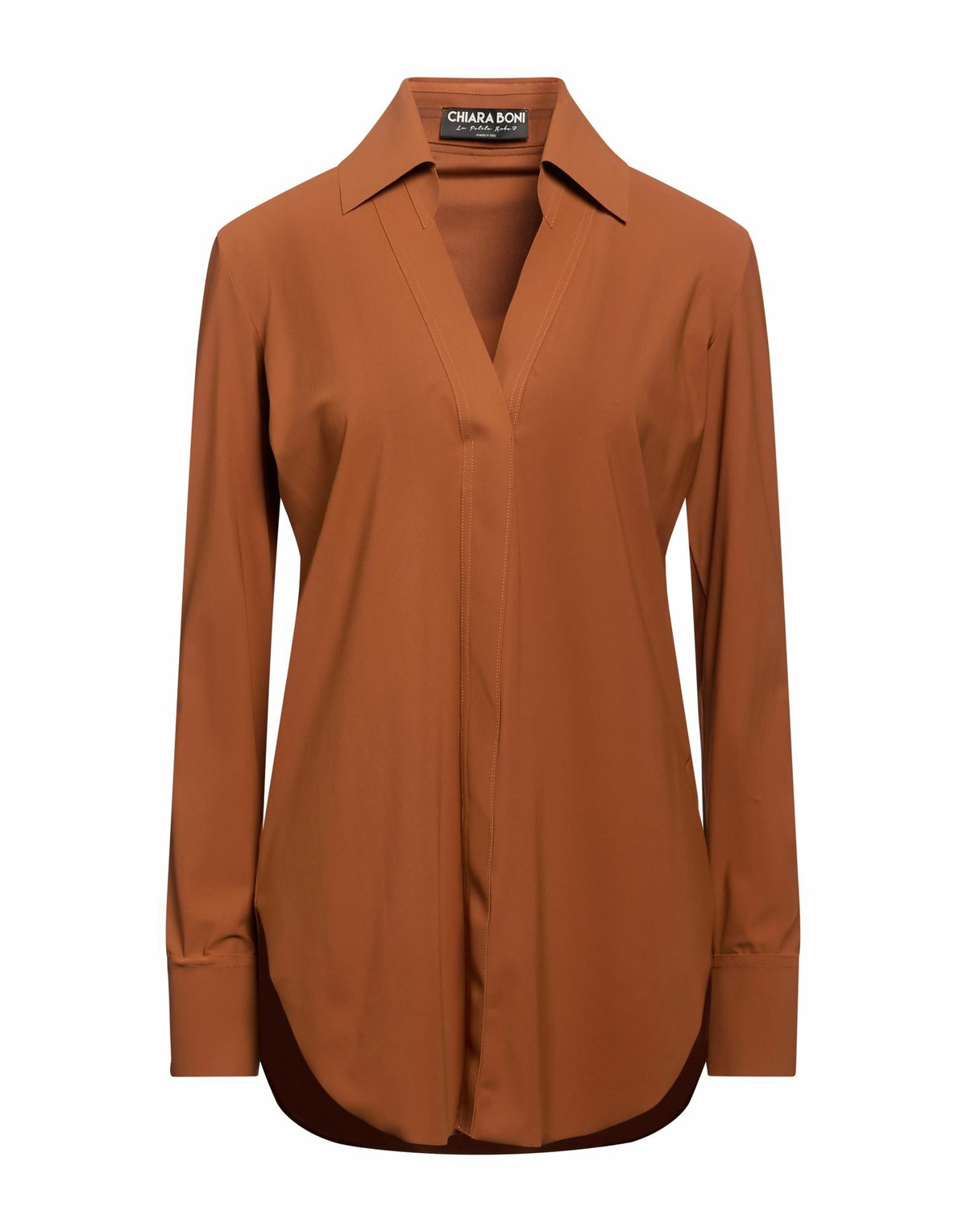 Chiara Boni La Petite Robe Womens Top in Tan
