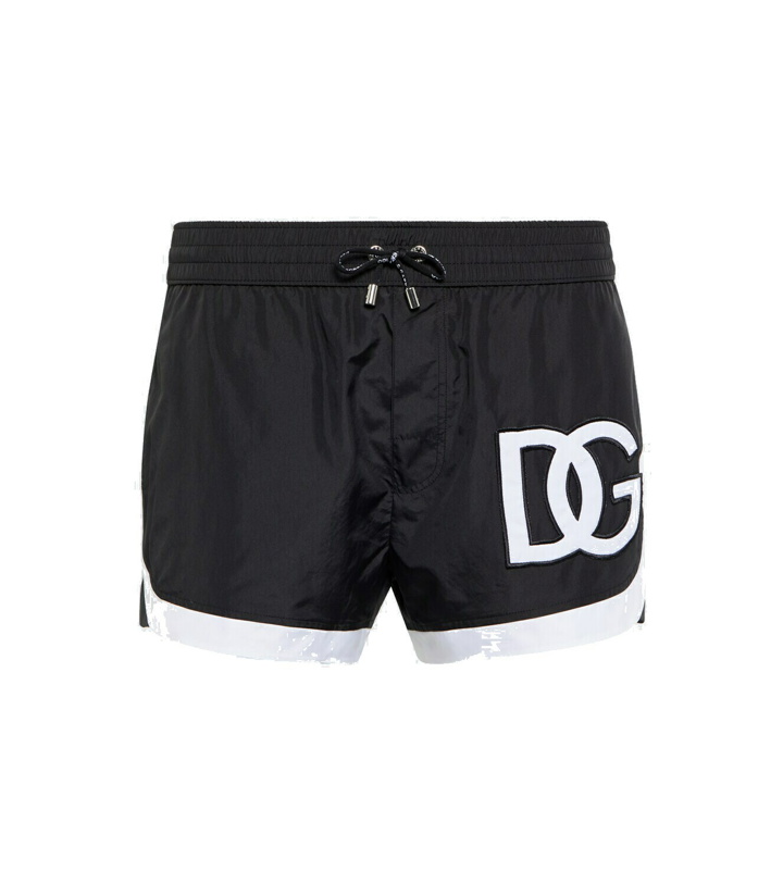 Photo: Dolce&Gabbana - Logo swim shorts