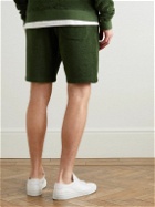 Hamilton And Hare - Cotton-Terry Drawstring Shorts - Green