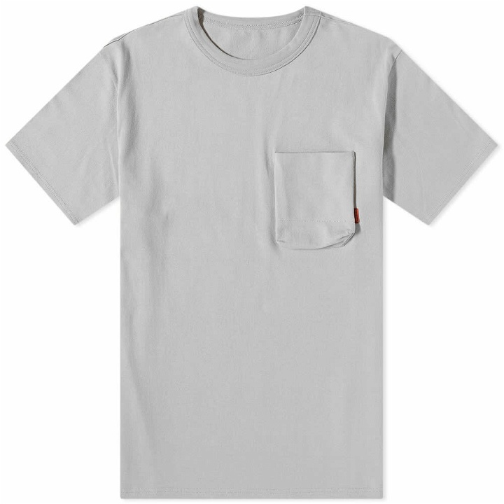 Photo: GOOPiMADE Men's TYPE-X 3D Pocket T-Shirt in Light Gray