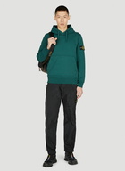 Stone Island - Compass Patch Hooded Sweatshirt in Green