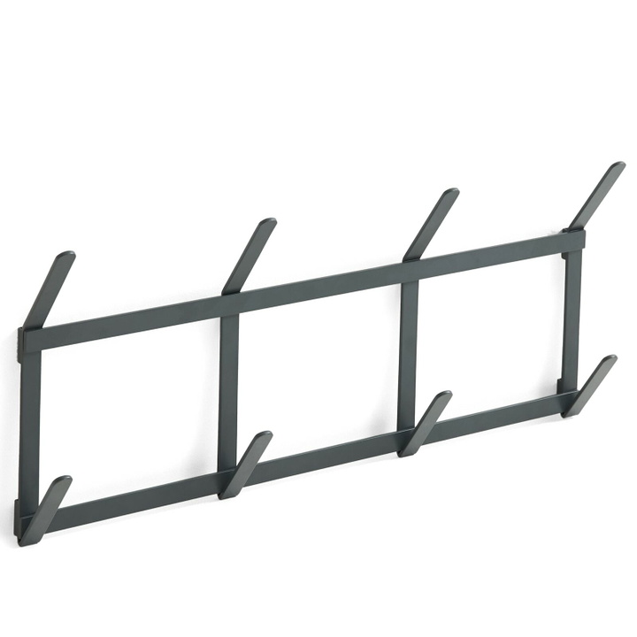 Photo: HAY Tape Coat Rack - Small in Charcoal 