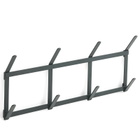 HAY Tape Coat Rack - Small in Charcoal 
