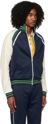 Wales Bonner Navy Kola Track Jacket