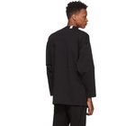 N.Hoolywood Black Double Chest Pocket Sweater