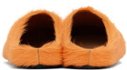 Marni Orange Fussbett Sabot Slip-On Loafers
