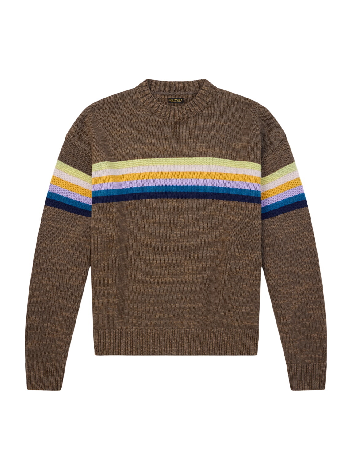 KAPITAL - Fair Isle Wool-Blend Sweater - Green KAPITAL