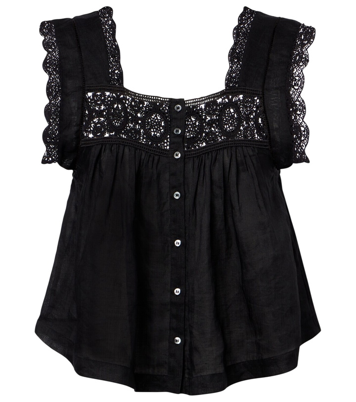 Photo: Citizens of Humanity Mia lace-trimmed top