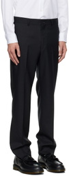 Comme des Garçons Homme Deux Black Wool Trousers
