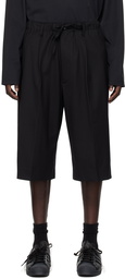 Y-3 Black Loose-Fit Shorts