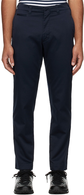 Photo: nanamica Navy Wide Trousers