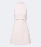 Safiyaa Jalie bow-detail crêpe minidress