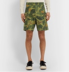 RRL - Camouflage-Print Cotton-Canvas Cargo Shorts - Green