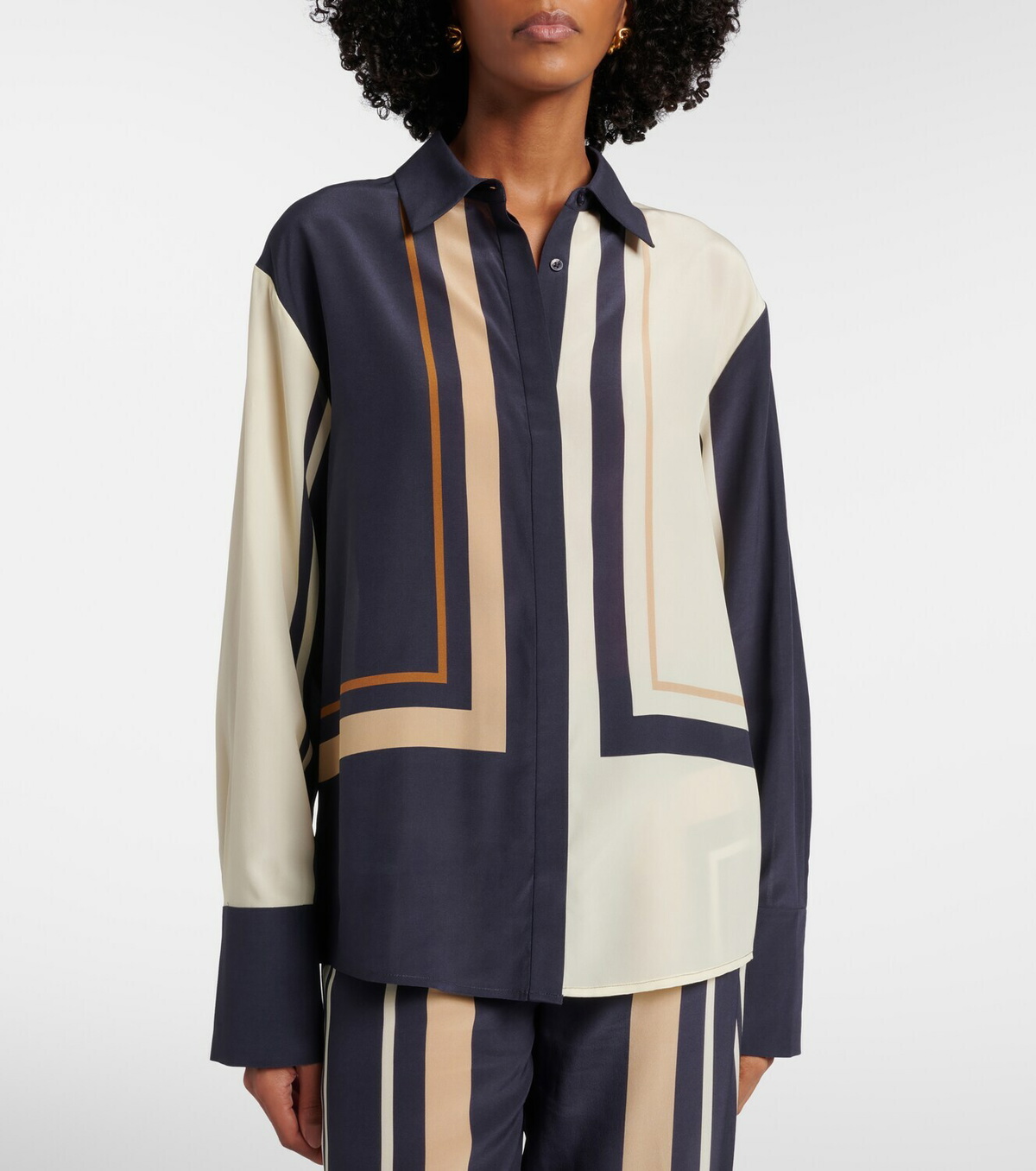 SIR Printed silk shirt