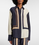 SIR Printed silk shirt