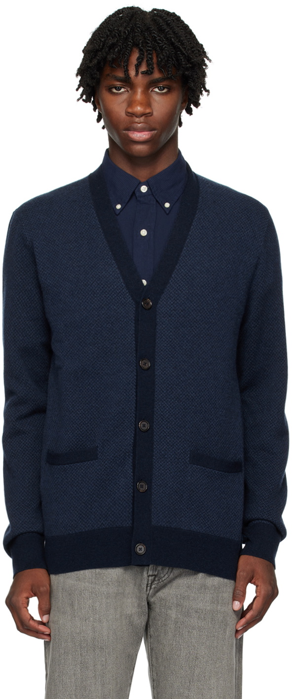 Polo Ralph Lauren Navy Y-Neck Cardigan Polo Ralph Lauren