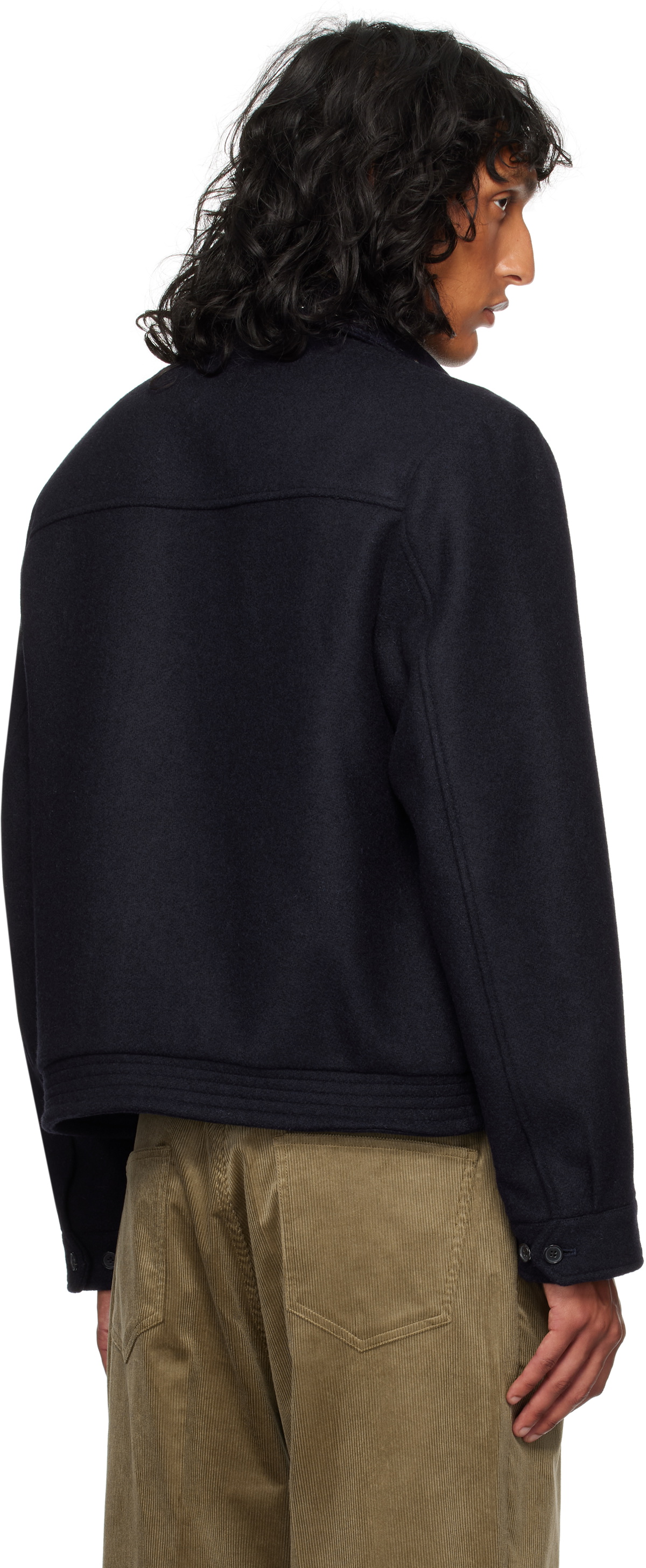 Second/Layer Navy Caspar Jacket Second/Layer