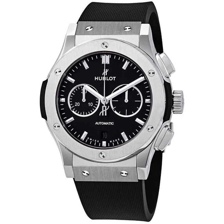 Photo: Hublot Classic Fusion Chronograph Automatic Black Dial Mens Watch 541.NX.1171.RX