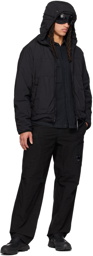 C.P. Company Black Garment-Dyed Jacket
