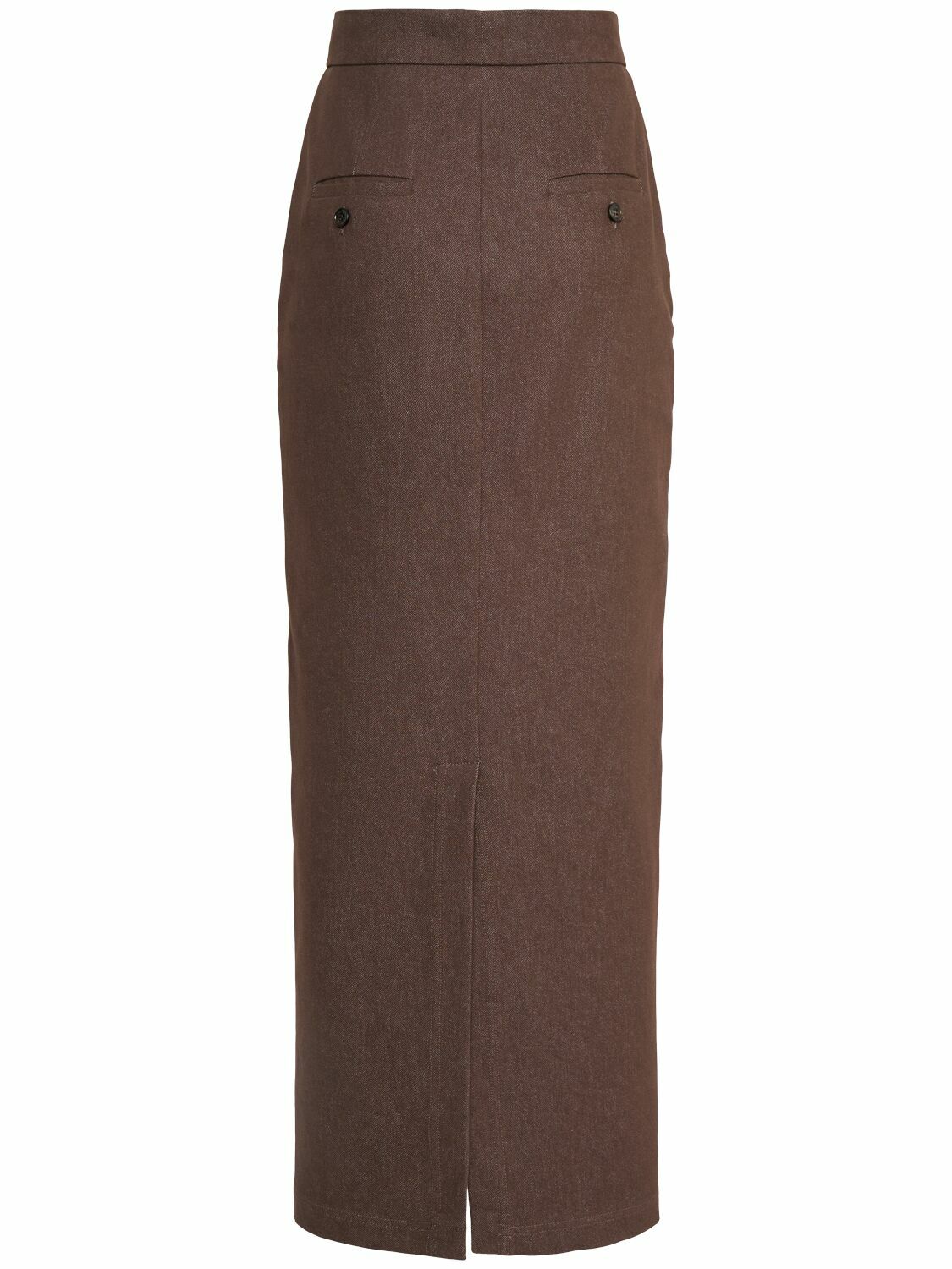 直営♪Max Mara RUNWAY デニムエフェクト スカート PIANOSA MAX MARA Pianosa Denim Effect Skirt Max Mara