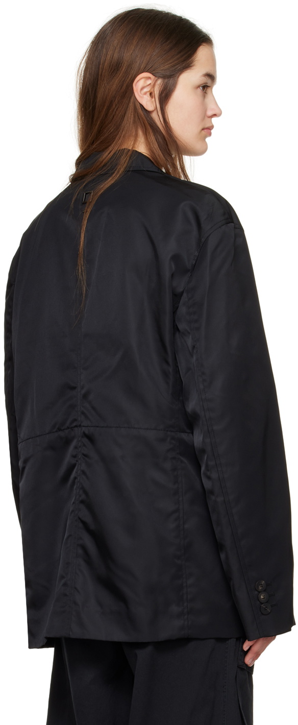 Wooyoungmi Black Single-Breasted Blazer