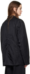 Wooyoungmi Black Single-Breasted Blazer