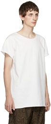 COMMAS White Rolled Hem Nautical T-Shirt
