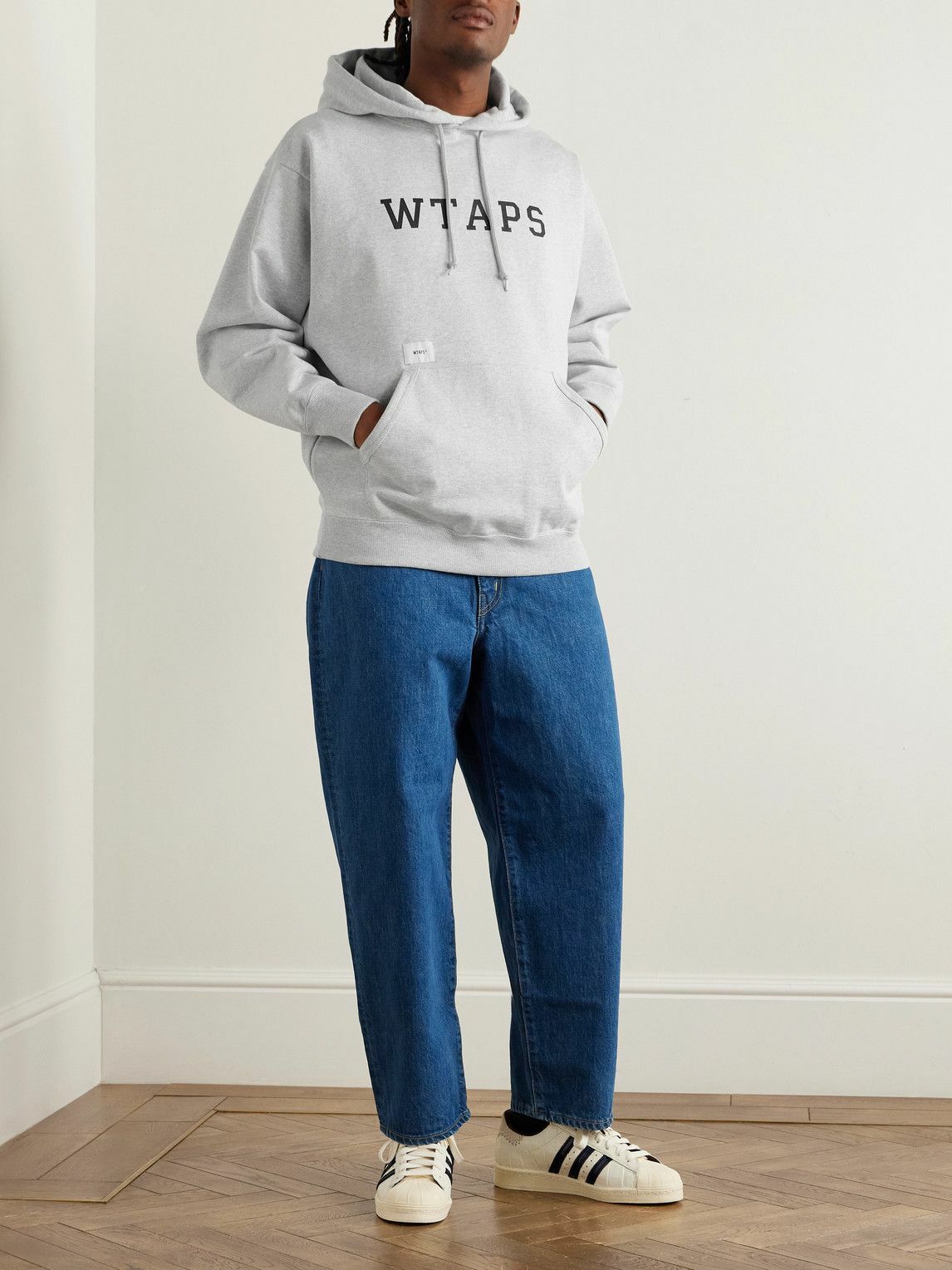 トップス WTAPS ACADEMY SWEATER COTTON ASH GRAY XL WTAPS ACADEMY SWEATER COTTON ASH GRAY XL