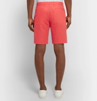 Paul Smith - Slim-Fit Cotton and Linen-Blend Shorts - Men - Orange
