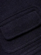 Drake's - Wool Coat - Blue