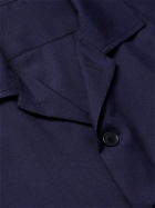 De Petrillo - Wool-Twill Overshirt - Blue