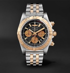 Breitling - Chronomat B01 Chronograph 44mm Stainless Steel and Gold Watch - Men - Black