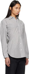 AGOLDE Gray Cinch Shirt