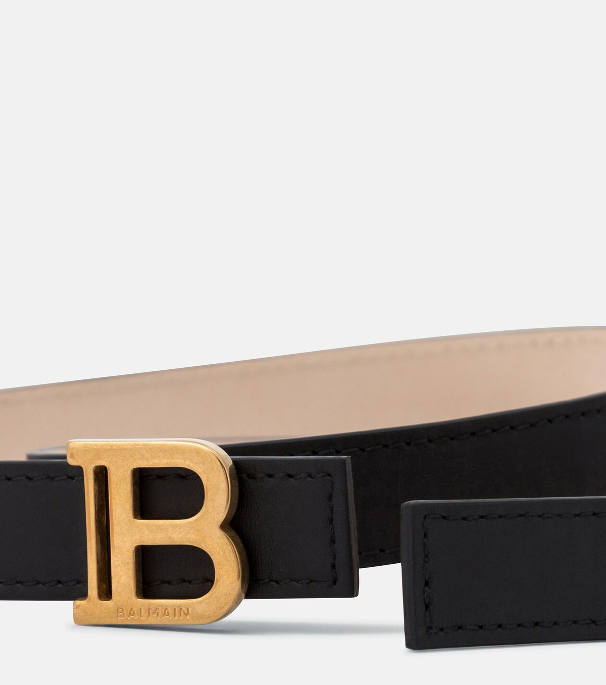 Balmain - B-Belt Leather Belt Balmain