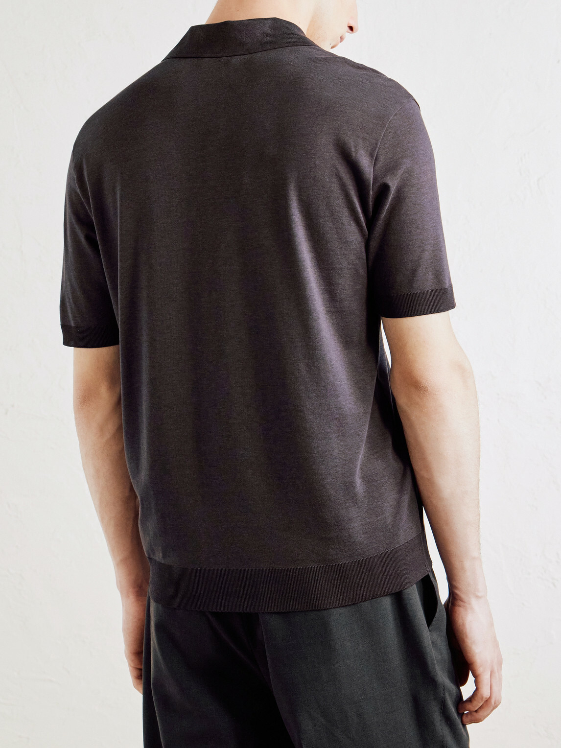 Altea - Pierre Lyocell and Cotton-Blend Polo Shirt - Brown